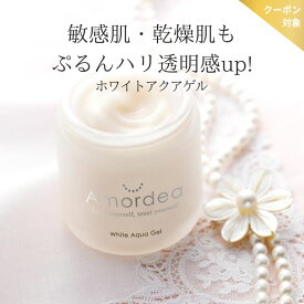 【クーポン対象】アマルディア ホワイトアクアゲル 100g（オールインワンゲル/オールインワン化粧品/オールインワンジェル/無添加/アロマ/プロテオグリカン/日本製/乾燥肌/敏感肌/毛穴/黒ずみ/ほうれい線/美白/肌荒れニキビ/シミ肝斑) ※送料込み価格