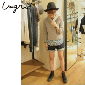 Ungrid(アングリッド)8,490⇒4,990(40%OFF)(Casual)インディゴストライプSH(111440430501) ストライプ柄 シャツ インディゴ染め レディース カジュアル