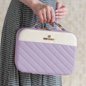 【福袋】 メイクボックス 持ち運び LuckyBag 11点 福袋 2026年 コスメ収納ボックス M 大容量 鏡付き コスメポーチ バニティバッグ ナチュラル おしゃれ かわいい 送料無料 化粧品収納 メイク道具入れ 化粧箱 ラッピング可 女性 母の日ギフト2026