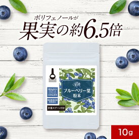 【ポイント10倍】ブルーベリー サプリ 葉 粉末 10g 国産 ルテイン 送料無料 宮崎県産 無農薬 安全 ポリフェノール 送料無料 ORAC値 ブルーベリー パウダー 美容 健康 カテキン アントシアニン 国内製造 保存料 着色料 農薬 不使用