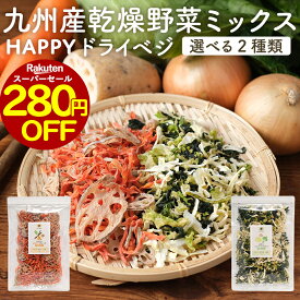 【280円OFF】乾燥野菜 国産 無添加 乾燥野菜 ミックス 長期保存 乾燥野菜 根菜 葉野菜 九州産 葉野菜 100g 根菜 120g 簡単 栄養 キャベツ ほうれん草 玉ねぎ ごぼう 人参 れんこん 保存食 栄養 アウトドア キャンプ 1000円ポッキリ 送料無料 nkdy