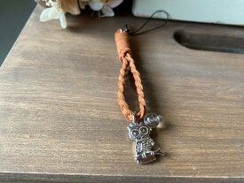 まとめ結びのストラップ 可愛い ストラップ キーホルダー ストラップ チャーム ふくろう