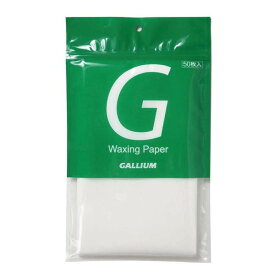 GALLIUM ガリウム ワクシングペーパー (50枚入り) [TU0198] ホットワクシング スノーボード スノボ スキー メンテナンス チューンナップ