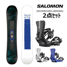 スノーボード 2点セット メンズ ボード ビンディング SALOMON サロモン [PULSE / パルス + RHYTHM / リズム] 2324モデル 板 バインディング スノボ