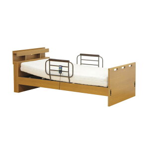 \全商品に使える10%offクーポン!!/ 電動ベッド リクライニングベッド 介護ベッド 1モーター おすすめ シングルサイズ サイドガード ベッドフレーム 電動リクライニングベッド ベッド LED照