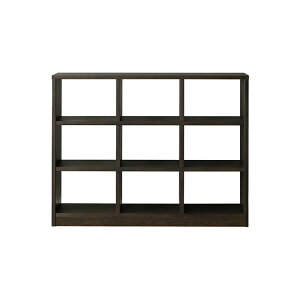 \全商品に使える11%offクーポン!!/ オープンラック フリーラック 幅130cm 9マス 間仕切り 木製 天然木 北欧 おしゃれ シンプル オープンシェルフ 収納棚 本棚 リビング収納 ウッドラック ディ
