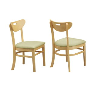 \全商品に使える10%offクーポン!!/ ダイニングチェア 2脚セット 食卓イス ダイニングチェアー おしゃれ シンプル 可愛い 食堂椅子 無垢 天然木 北欧 2脚 チェア 2脚入り イス 椅子 PVC 合成皮