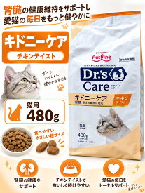 ドクターズケア Dr's CARE 療法食 キドニーケア チキンテイスト 猫用 480g (120g×4袋)
