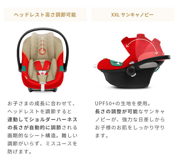 楽天市場】cybex サイベックス エイトン S2 i-size オータムゴールド  
