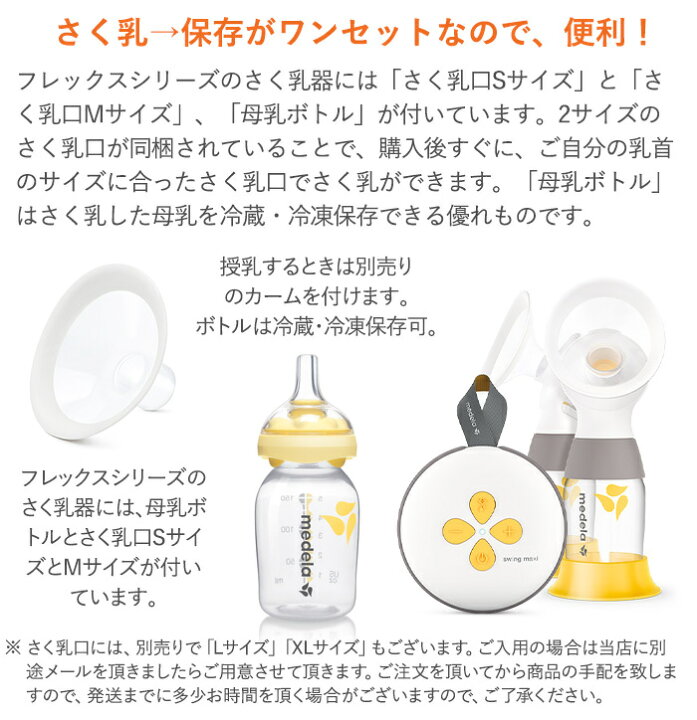 楽天市場】【正規品】【送料無料】 メデラ 搾乳器 スイング マキシ  