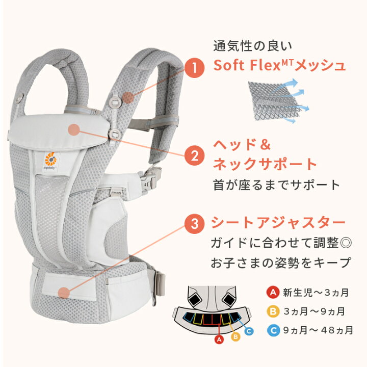 楽天市場】抱っこ紐 エルゴベビー オムニ ブリーズ 日本限定色 エルゴ 