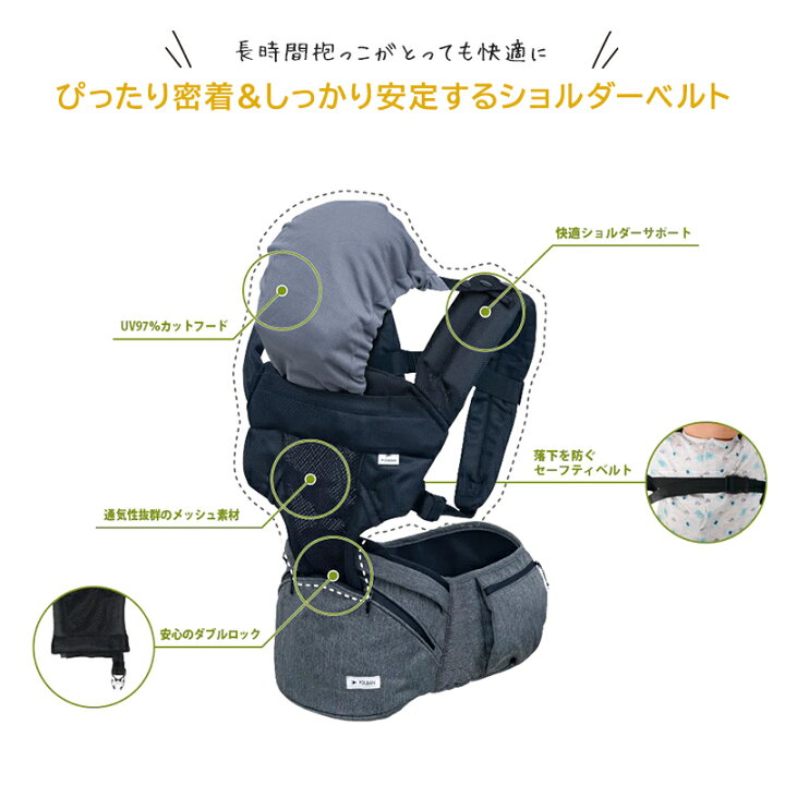 楽天市場】ポルバン POLBAN ダブルショルダー ブラック オプション 