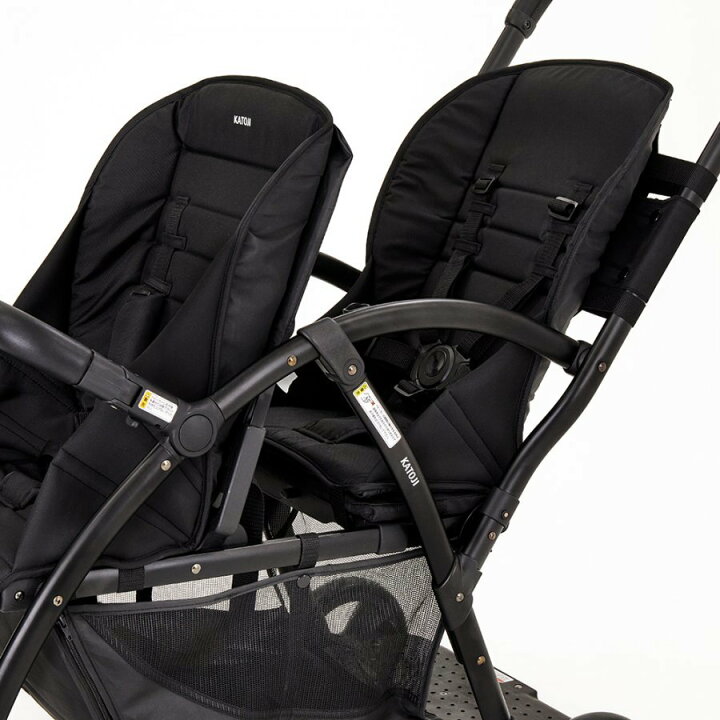 楽天市場】カトージ ベビーカー 2-Seater 専用リアシート ブラック 