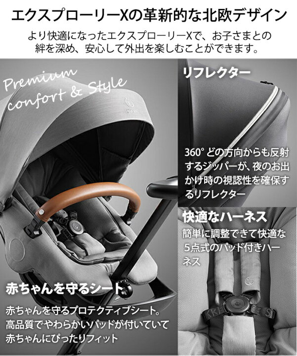 楽天市場】ストッケ エクスプローリー X ベビーカー STOKKE XPLORY X 