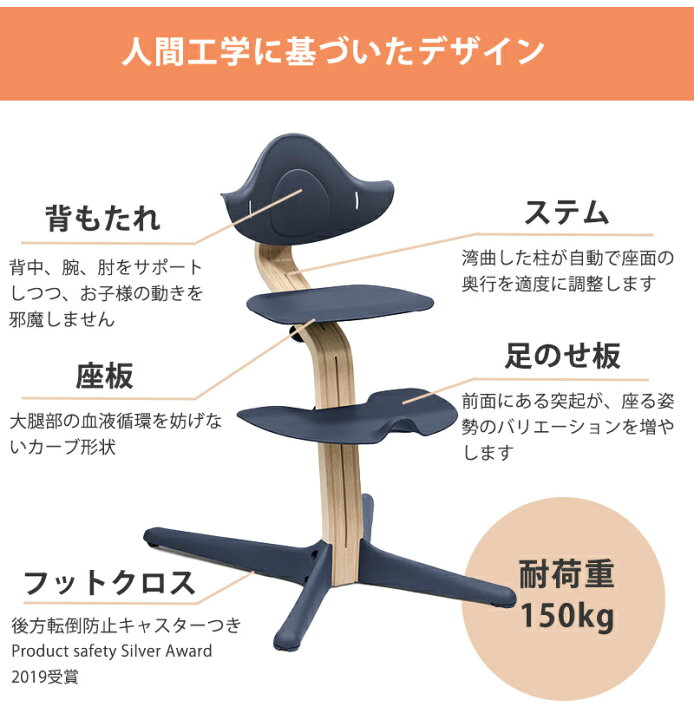 楽天市場】今だけレビュー特典付き ストッケ Nomi ノミ ハイチェア  