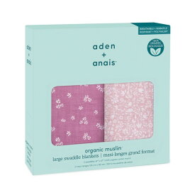 ＼全商品12倍以上！／エイデンアンドアネイ オーガニックスワドル 2枚入り ヘリテージフローラル おくるみ スワドル ブランケット ベビー 赤ちゃん 新生児 エイデン ガーゼ セット 退院 出産祝い 出産準備 誕生日 ギフト プレゼント 送料無料