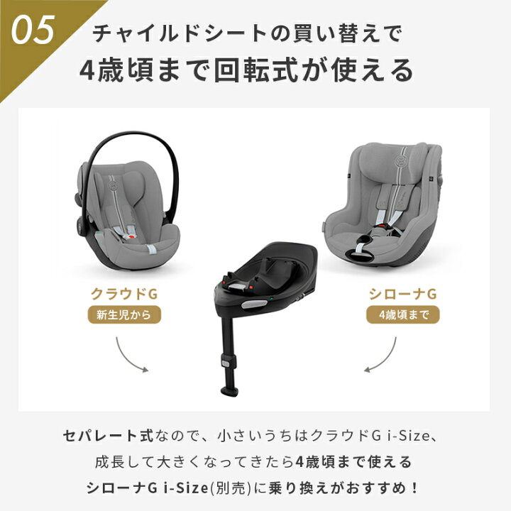 楽天市場】【最新モデル】 サイベックス クラウド G i-Size ベースG  
