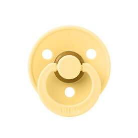 ビブス BIBS カラー ペールバター Pale Butter size 2 おしゃぶり 袋パッケージ デンマーク 北欧 天然ゴム 新生児 赤ちゃん ベビー