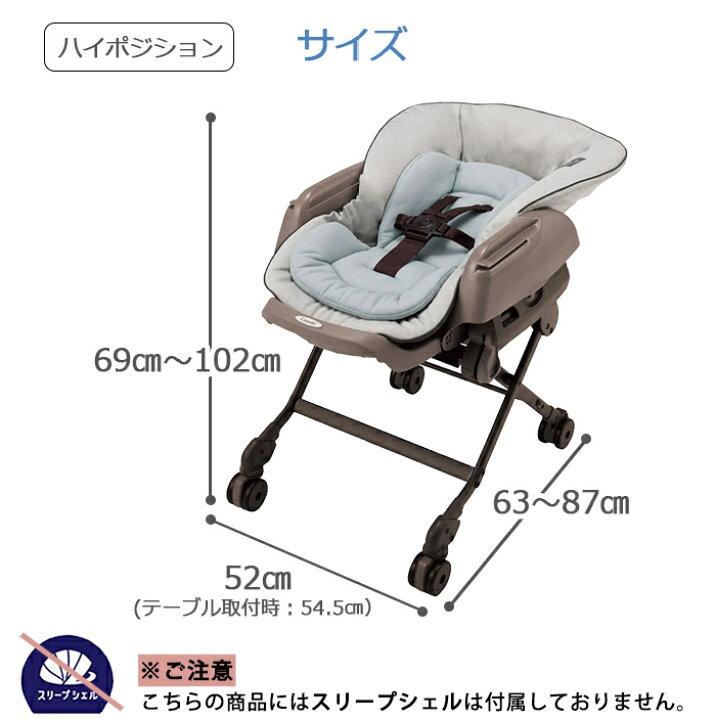 楽天市場】コンビ ネムリラ AUTO SWING LM ミントグレー スウィング  