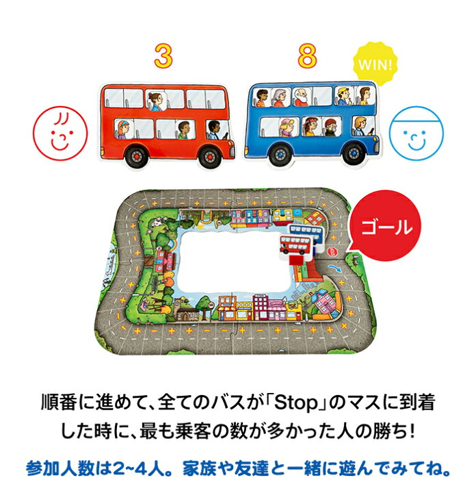 楽天市場 全商品１２倍 ボーネルンド Bornelund オーチャードトーイ社 バス ストップゲーム 知育玩具 足し算 引き算 ミニゲーム あす楽対応 ナチュラルリビング ナチュラルリビング ママ ベビー