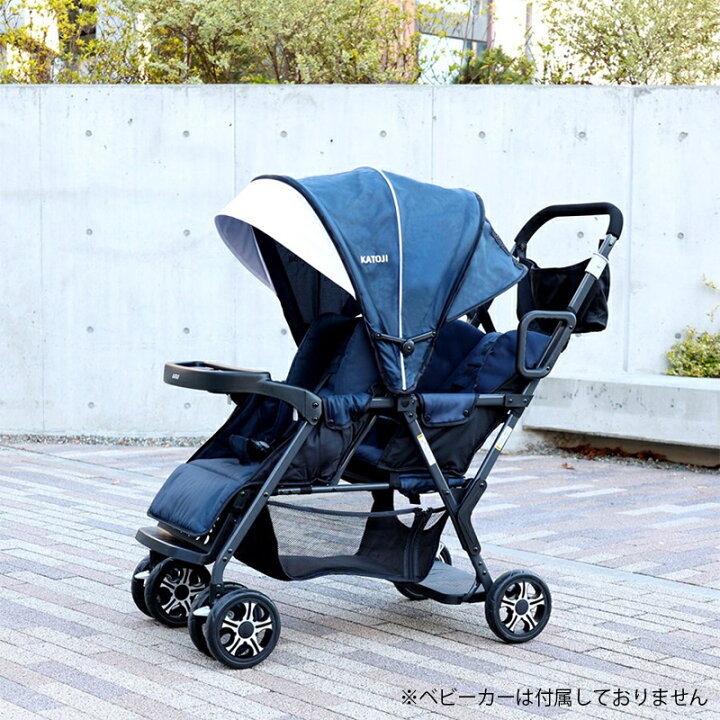 楽天市場】【日本正規販売店】 カトージ ベビーカー 二人でゴー 専用 