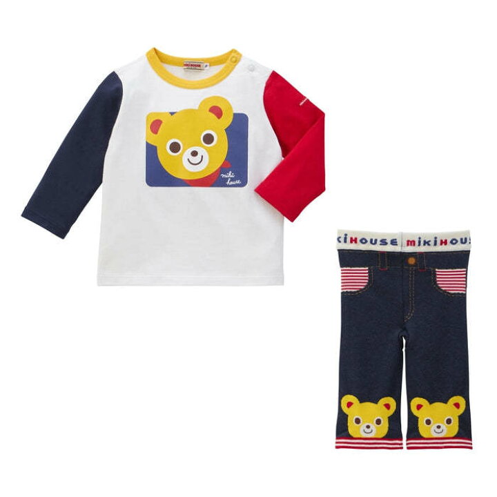 楽天市場】ミキハウス正規販売店 ミキハウス 長袖Tシャツセット BOX 