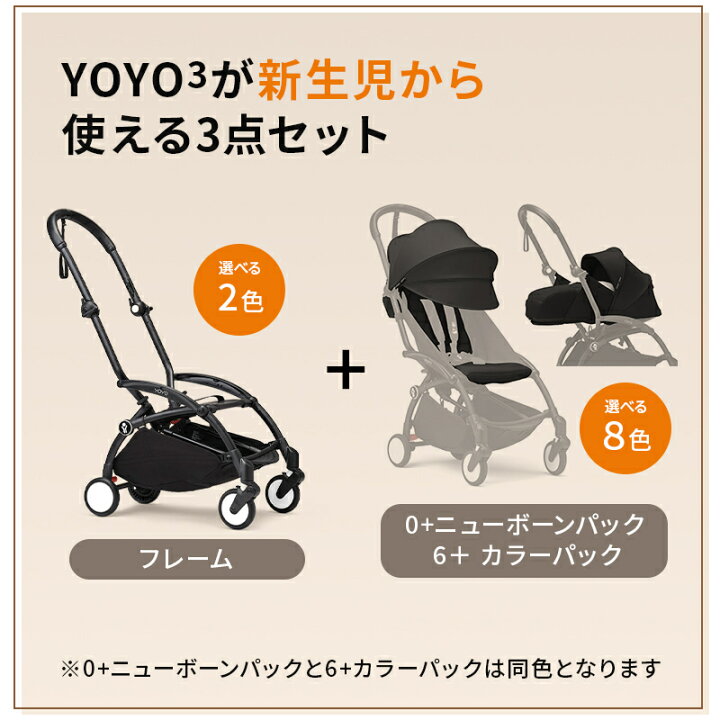楽天市場】25%off ストッケ YOYO3 ベビーカー ABスターターセット 0+ 6 