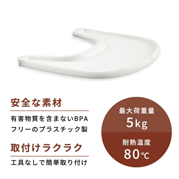 楽天市場】【正規販売店】 トリップトラップ トレイ ホワイト Srokke 