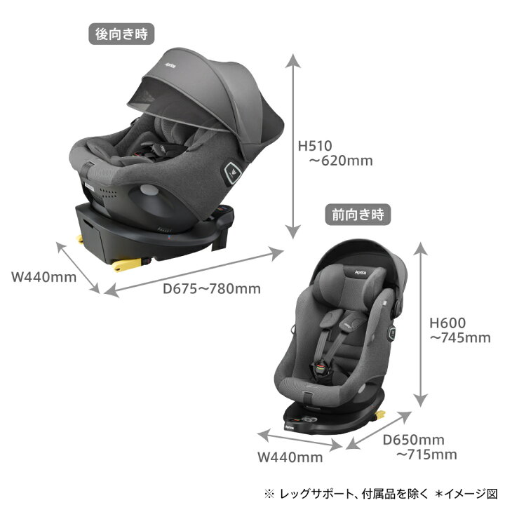 楽天市場】クルリラ プライト ナイトグレー GR R129適合 ISOFIX 
