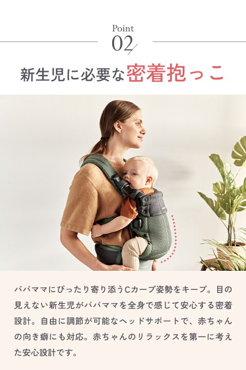楽天市場】ベビービョルン 抱っこ紐 ハーモニー アンスラサイト 