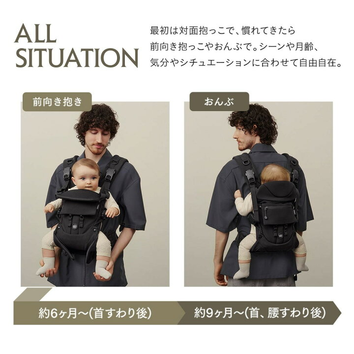 楽天市場】＼レビューでプレゼント／ エアバギー ベビーキャリア 