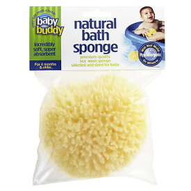 Baby Buddy ベビーバディ Natural Bath Sponge ナチュラル バス スポンジ 天然海綿 おふろグッズ あす楽対応