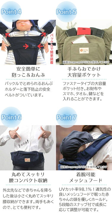 楽天市場】ナップナップ 抱っこ紐 メッシュ 【正規品】 napnap 