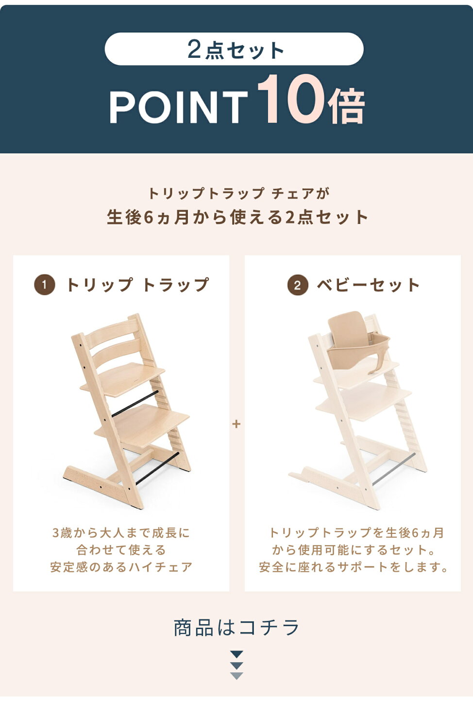 楽天市場 | ナチュラルベビー Natural Baby - トリップトラップ 期間 