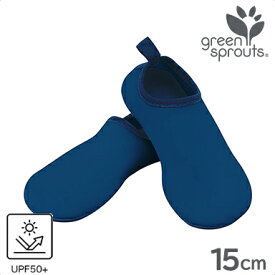 メール便対応 アイプレイ ウォーターソックス ネイビー サイズ7 15cm 水遊び用シューズ アクアシューズ greensprouts by iplay