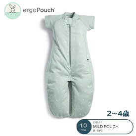 【2～4歳向け】 ergoPouch エルゴポーチ スリープスーツバッグ 2～4歳 セージ Sleep Suit Bag 1.0 TOG ZEPSS-1.0T 巻かないおくるみ スワドル オーガニックコットン スリーパー 夜泣き あす楽対応