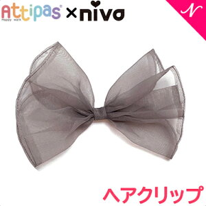 niva×Attipas Attipas AeBpX Nbv Organdie ribbon hairclip by niva j@ 悾ꂩ 