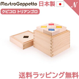 安心の日本製 マストロ・ジェッペット CUBICOLO TRIANGOLO クビコロ トリアンゴロ つみき 造形積木 Mastro Geppetto 木製玩具 知育玩具 出産祝い あす楽対応