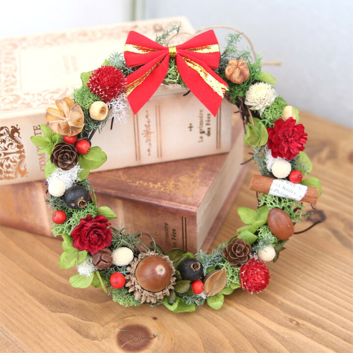 楽天市場】クリスマスリース 手作りキット 直径約15cm | クリスマス 