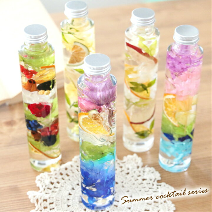 楽天市場】【完成品】 ハーバリウム（レインボーカクテル） 虹 夏 