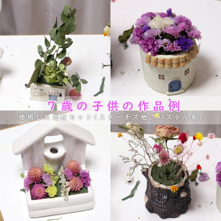 楽天市場】ドライフラワー 花材セット 詰め合わせ （オリジナルF 