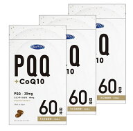 PQQ + CoQ10 60日分×3個セット 代引不可