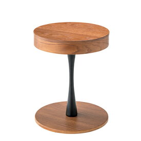 サイドテーブル おしゃれ 北欧 収納 丸 円型 円形 丸テーブル 蓋付き 木製 ソファサイド ベッドサイド ナチュラル カフェ風