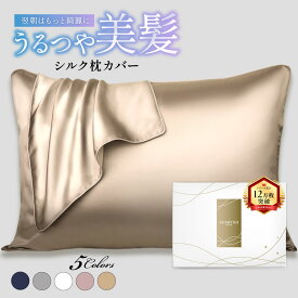 【本日23:59まで! 全品10%OFFクーポン配布中!!】シルク 枕カバー 片面シルク100% 22匁 35×50 43×63cm 50×70 ピローケース まくらカバー 枕カバーシルク 洗える 洗濯機可 大きめ ヘアケア うるつや美髪 封筒式 SEAWIND