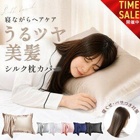 【本日23:59まで! 10%OFFクーポン配布中!!】シルク 枕カバー シルク枕カバー 洗える seawind公式 19匁 35×50 43×63cm 50×70 ピローケース シルクの枕カバー シルクカバー 両面 シルク90% 洗濯機で洗える 大きめ うるつや髪 ヘアケア 封筒式