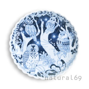 natural69 【 波佐見焼 】 Aruhino 取皿 / ナチュラル69 はさみ焼き 食器 皿 おかず皿 アルヒノ 猫 タコ フクロウ カモノハシ 電子レンジ対応 日本製 おしゃれ かわいい 北欧 和食器 陶磁器 プレゼン