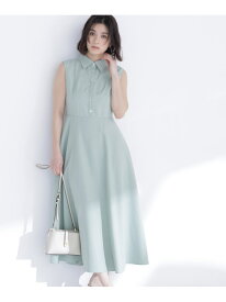 【SALE／30%OFF】襟付きバイカラーステッチワンピース NATURAL BEAUTY BASIC ナチュラルビューティベーシック ワンピース・ドレス ワンピース ネイビー ホワイト【RBA_E】【送料無料】[Rakuten Fashion]