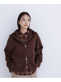 【SALE／60%OFF】テントラインダンボールパーカー NATURAL BEAUTY BASIC ナチュラルビューティベーシック トップス カットソー・Tシャツ ブラウン ホワイト グレー【RBA_E】【送料無料】[Rakuten Fashion]