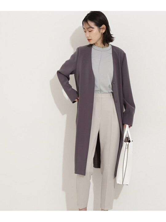楽天市場】【SALE／60%OFF】ノーカラーVネックコート NATURAL BEAUTY  