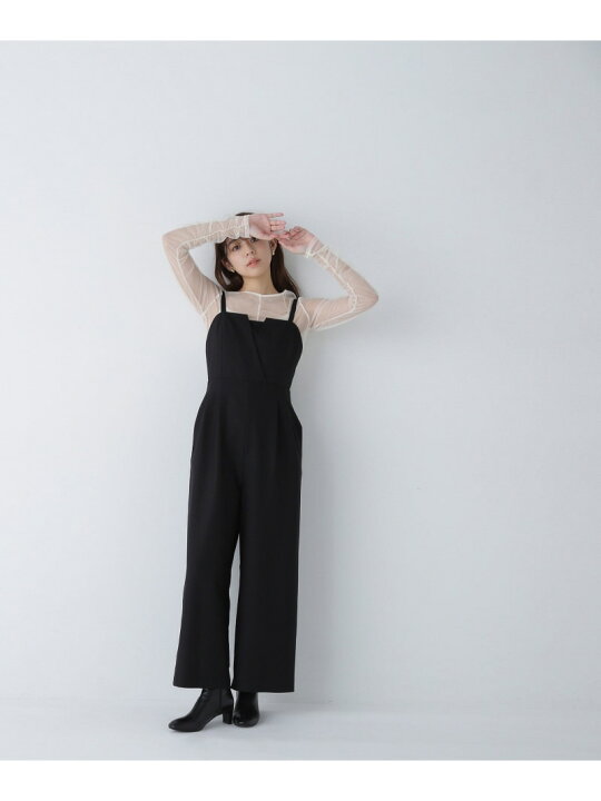 楽天市場】【SALE／30%OFF】カシュクールディテールオールインワン 
